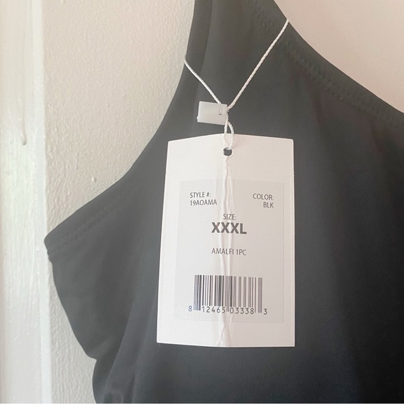 ANDIE Almafi Black One Piece Swim Suit NWT Resort Travel - Picture 6 of 10